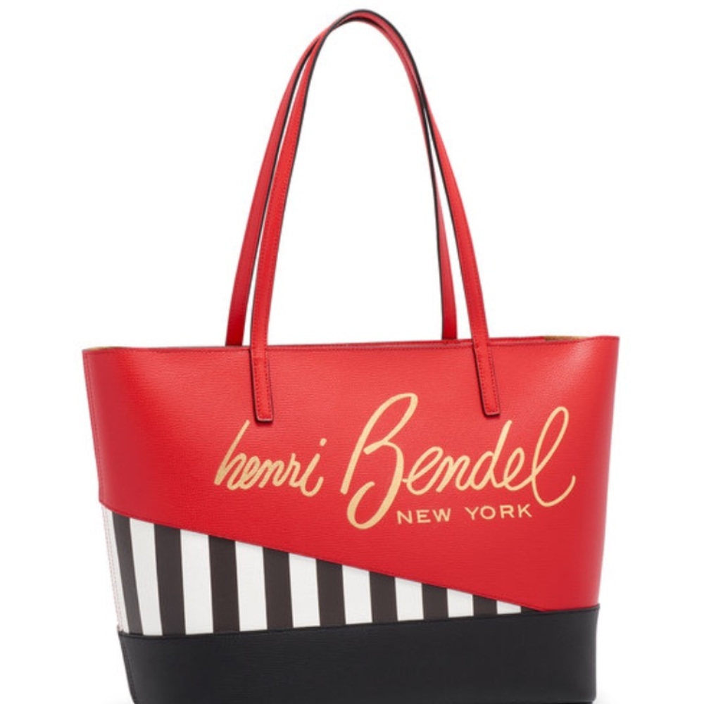HB About Town Tote in HTF Red! BNWT